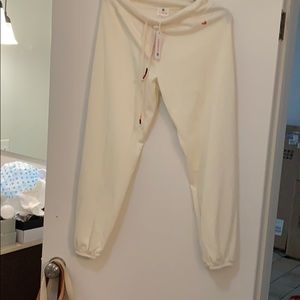 NWT Sundry white sweatpants